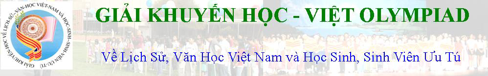 Giải Khuyến Học - Việt Olympiad